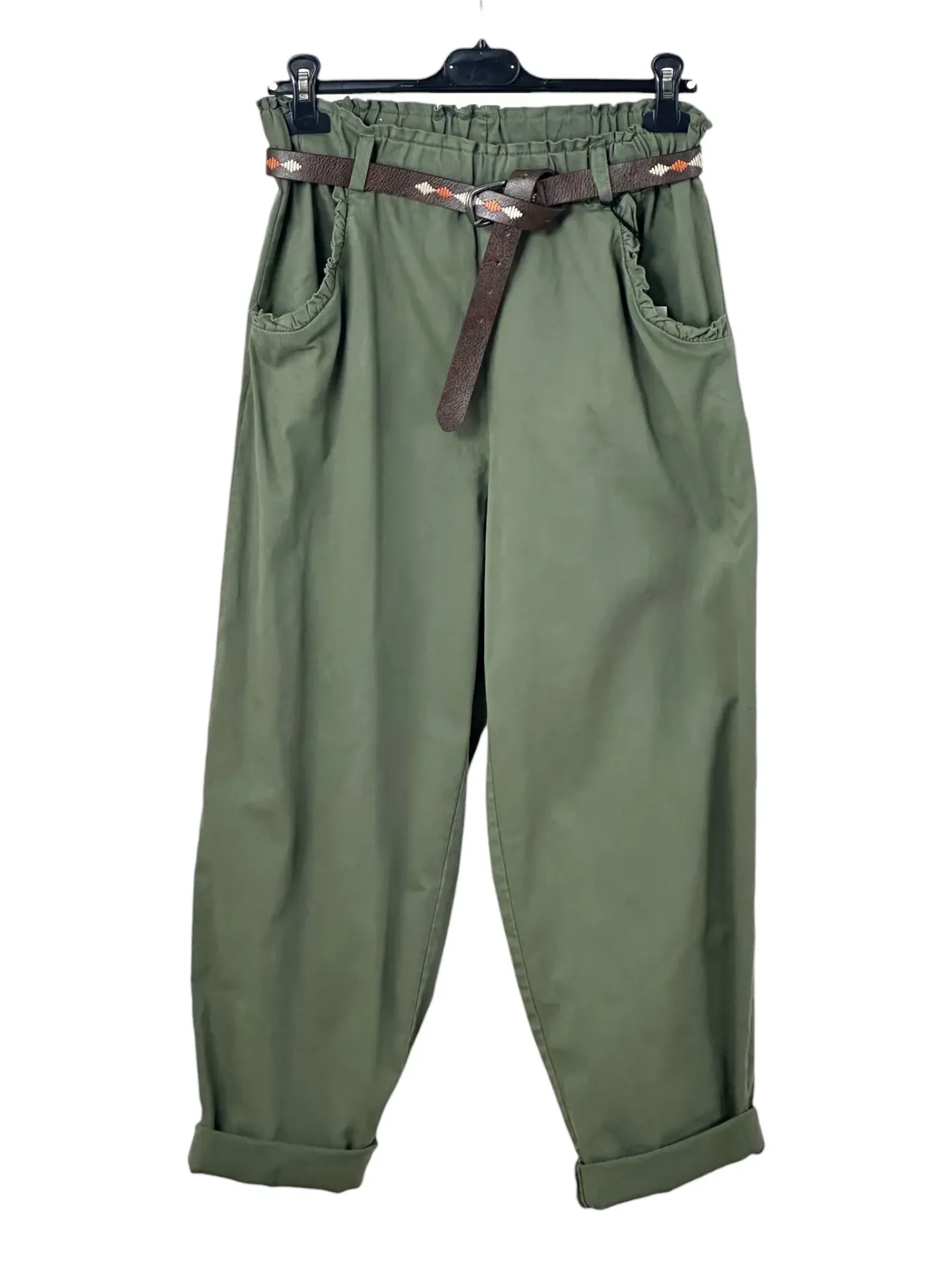 Pantalon toile Kaki- TU