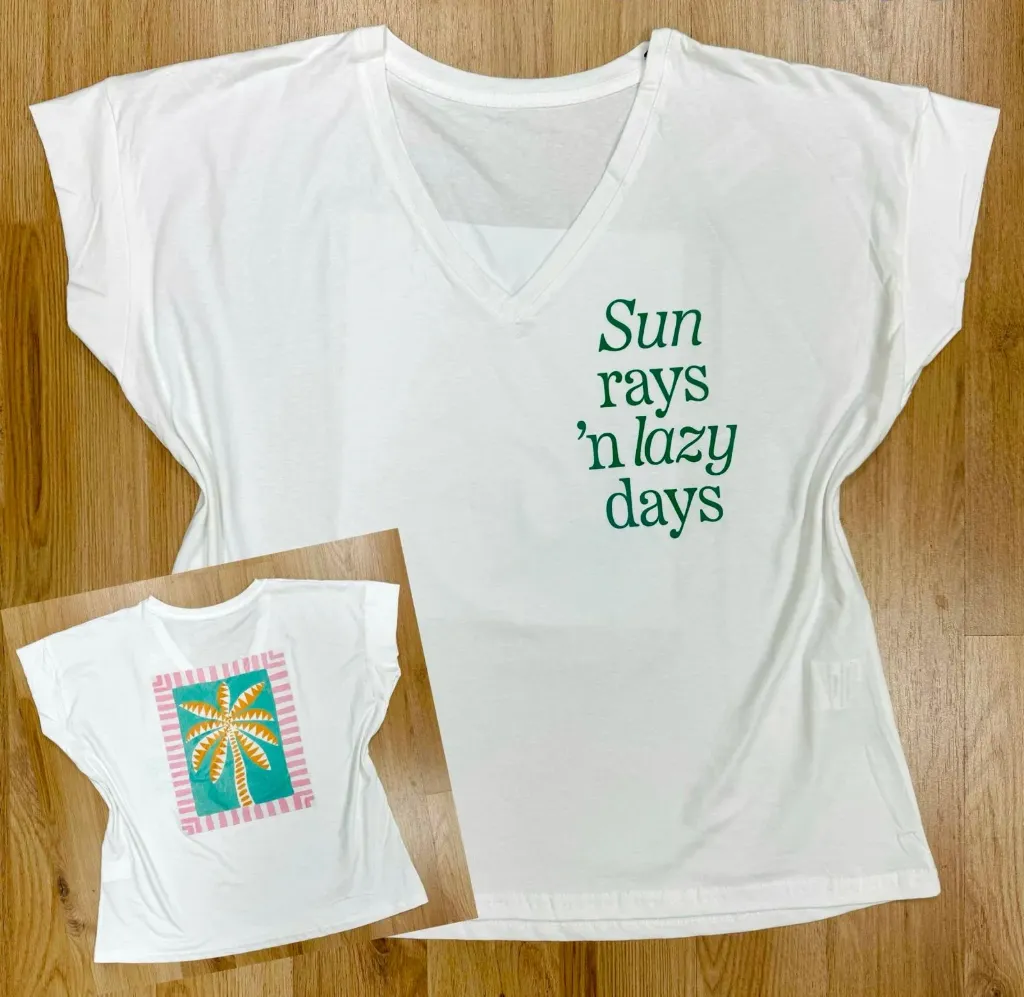 Tshirt Lazy Days-TU
