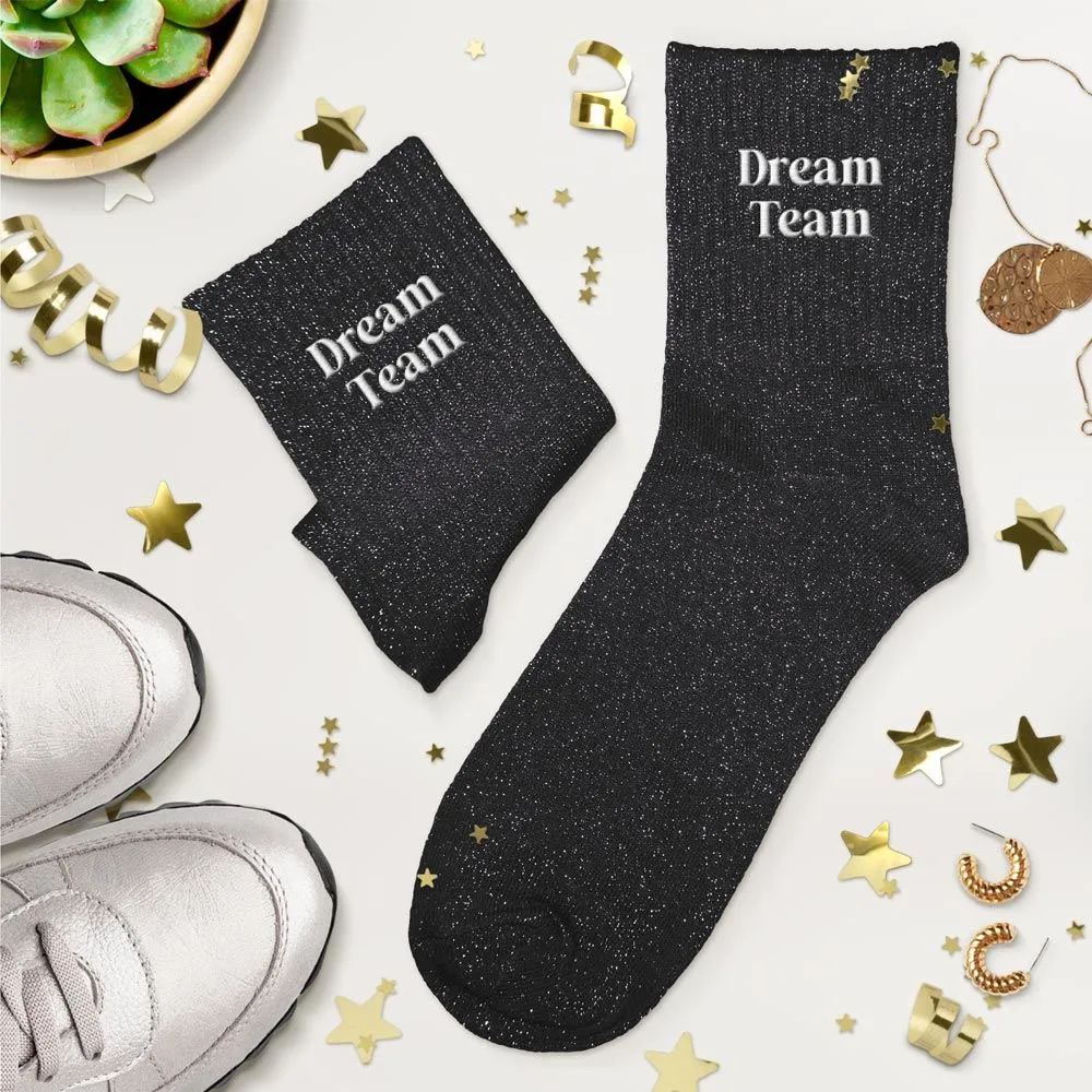 Chaussettes a 🌟- Dream Team brodé