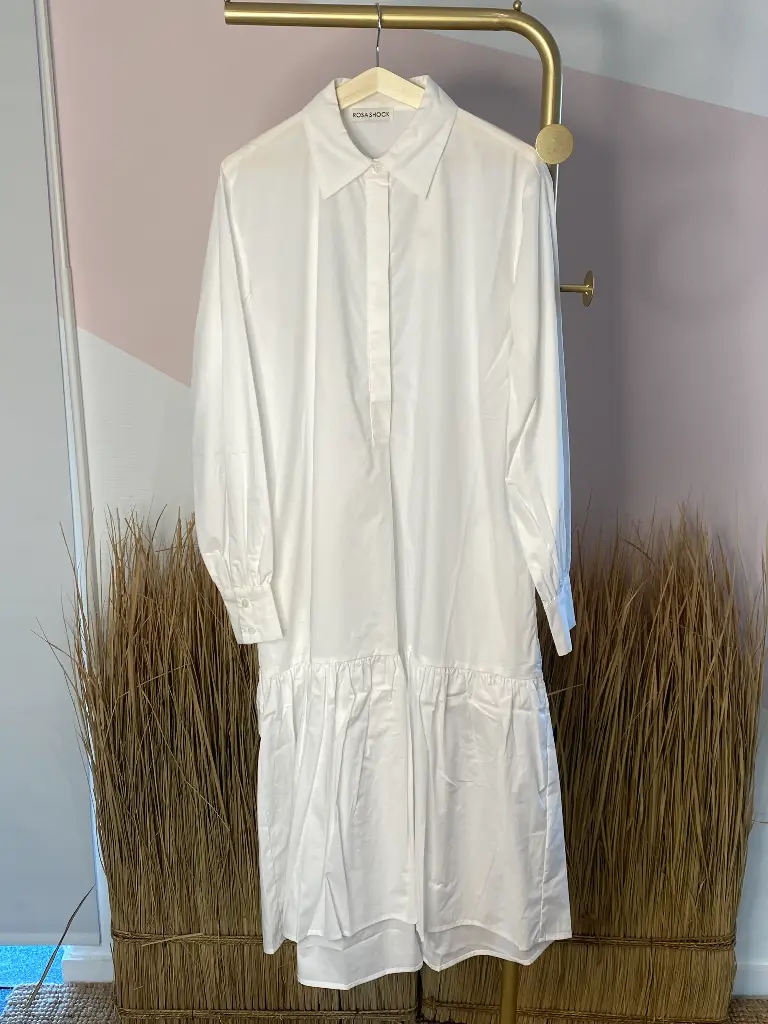 Robe chemise (Blanc, S)