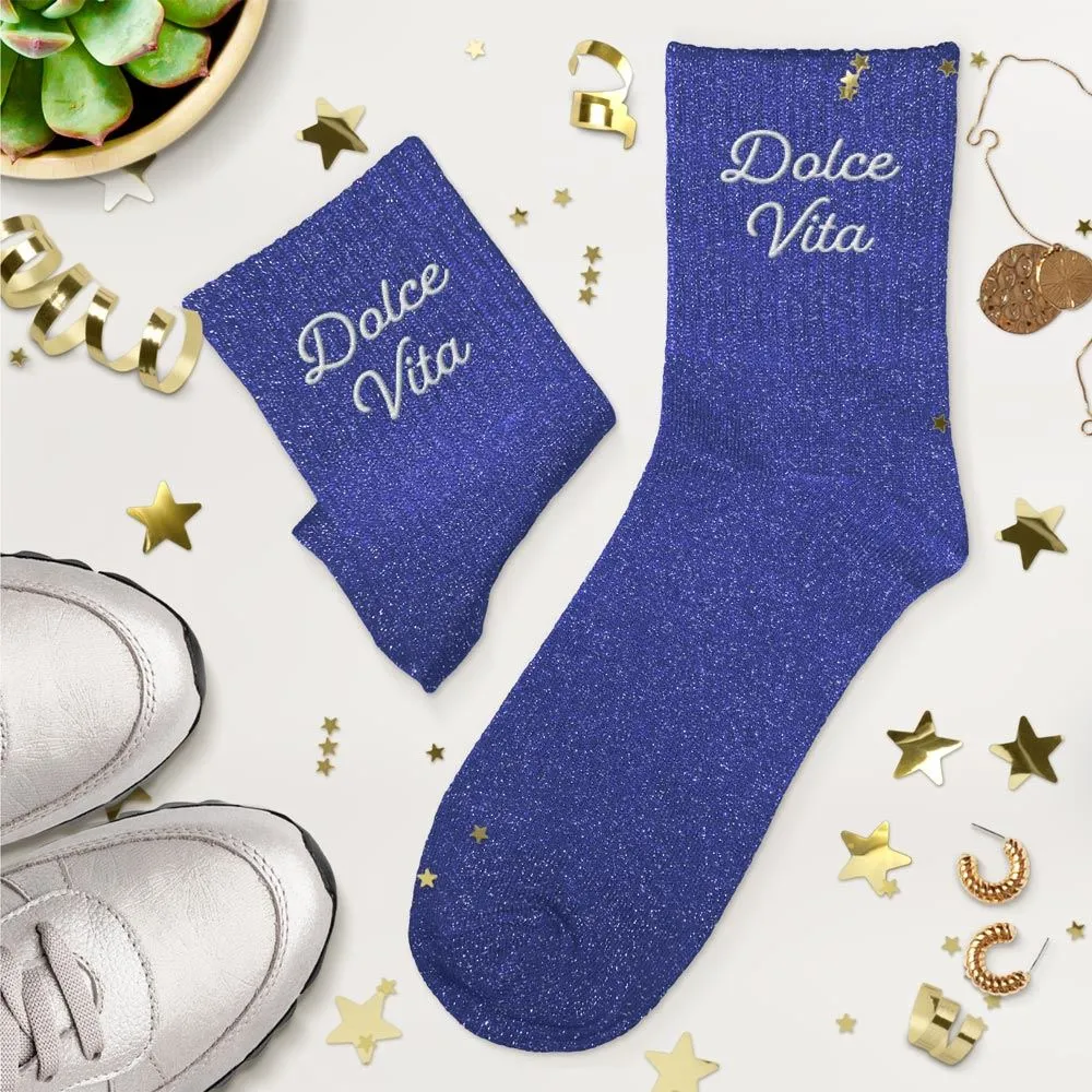 Chaussettes a 🌟- Dolce Vita brodé