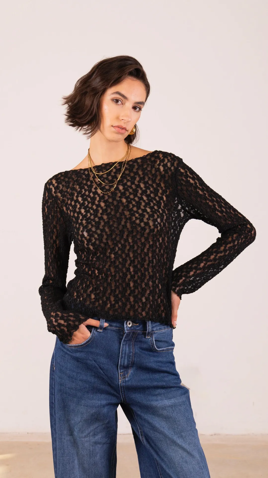 Blouse dentelle- TU