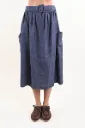 Jupe midi jeans