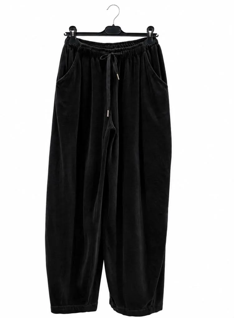 Pantalon loose fit velours- TU