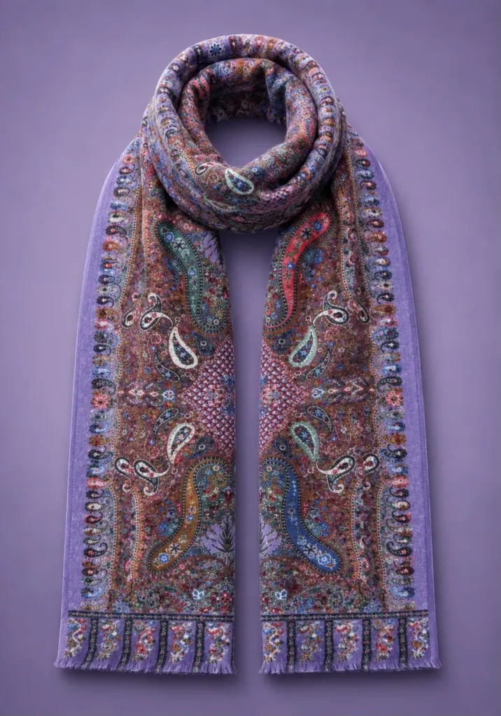 Echarpe Indi 70 x 180cm (Mauve)