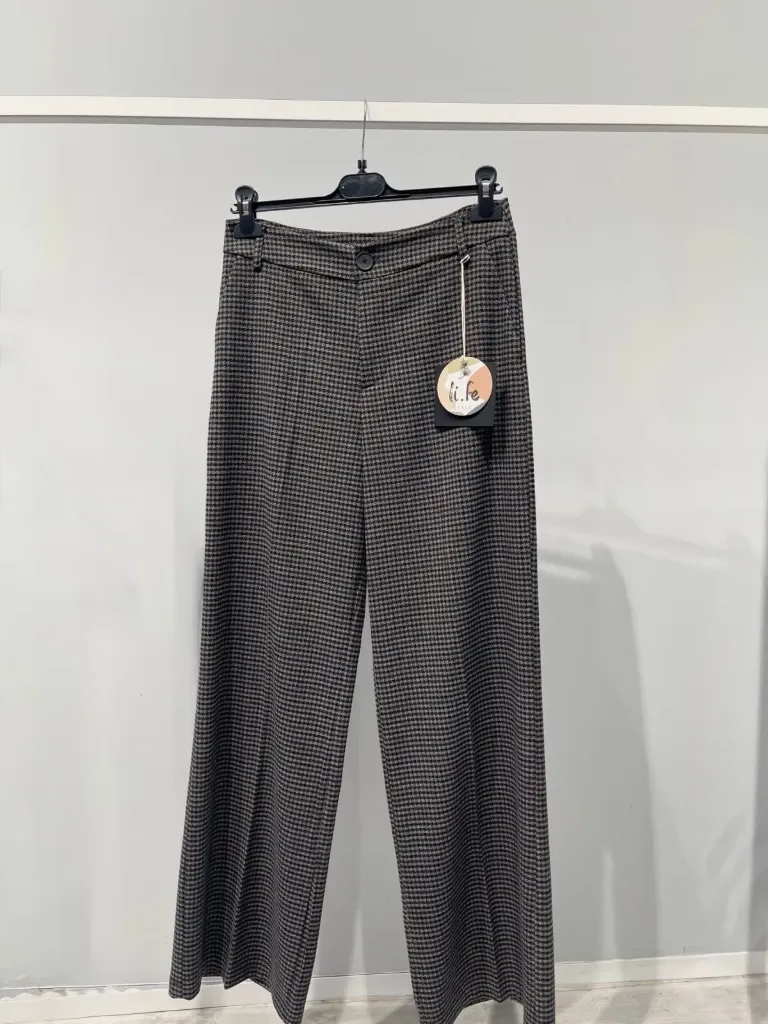Pantalon droit carreaux