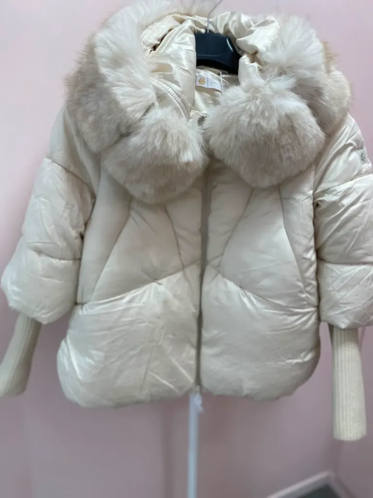 Anorak ecru strass