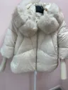 Anorak ecru strass