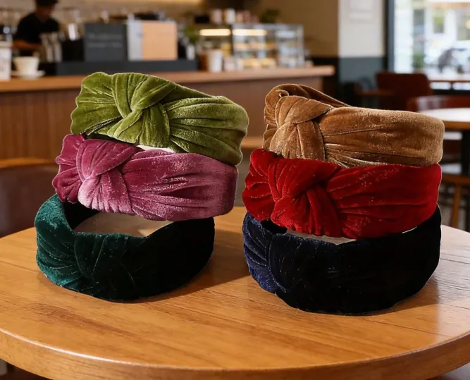 Bandeau Velours- Coloris au choix