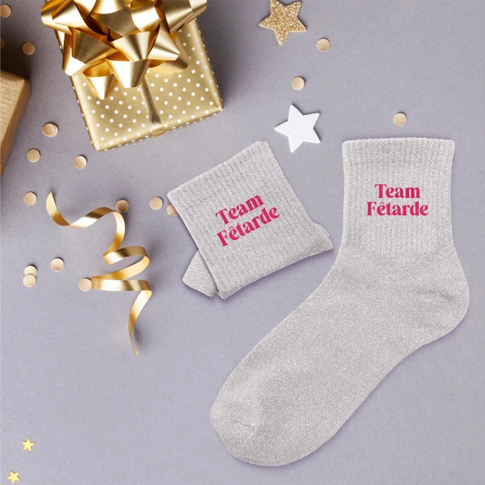 Chaussettes à ✨- Team Fêtarde