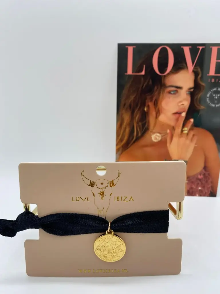 Bracelet pièce dorée