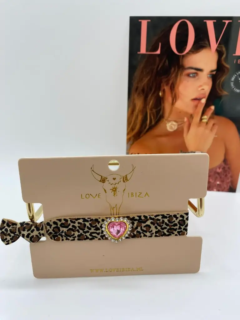 Bracelet Léopard coeur