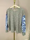 Blouse loose-fit avec manches chemisier