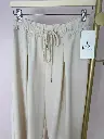 Pantalon écru- jambes évasées