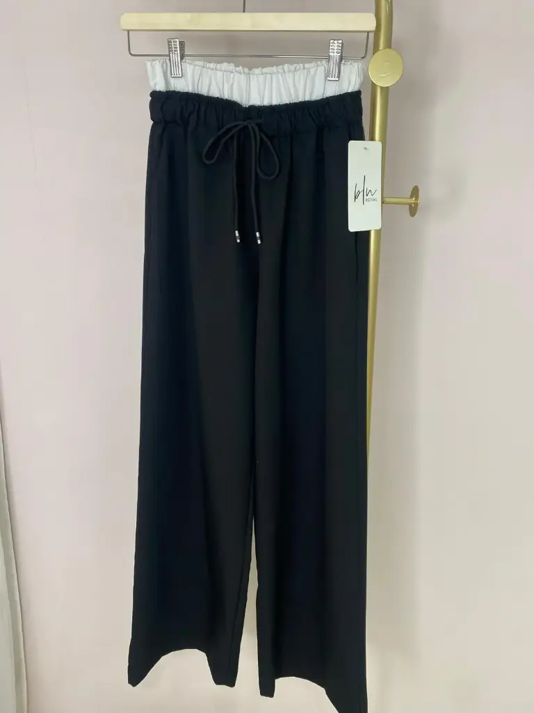 Pantalon- taille marquée