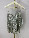 Top fines brides paillettes