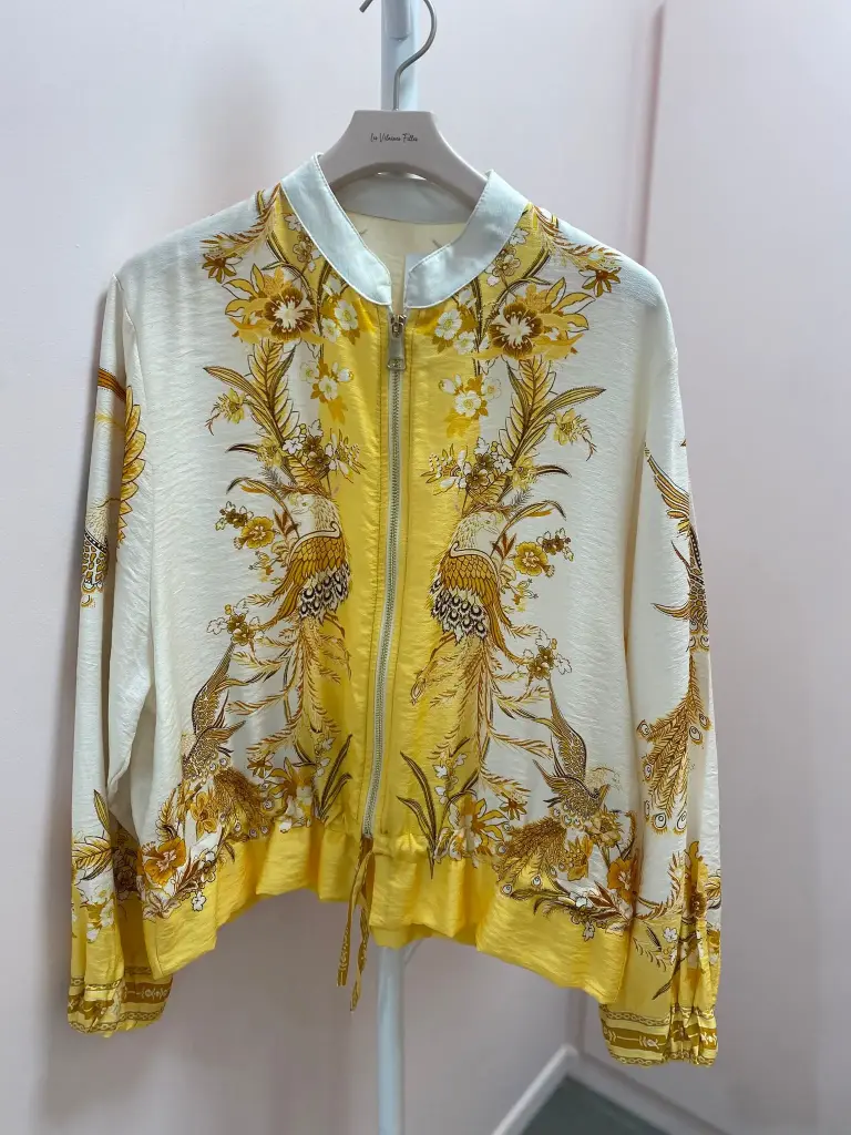  Veste décor chinois (Jaune)