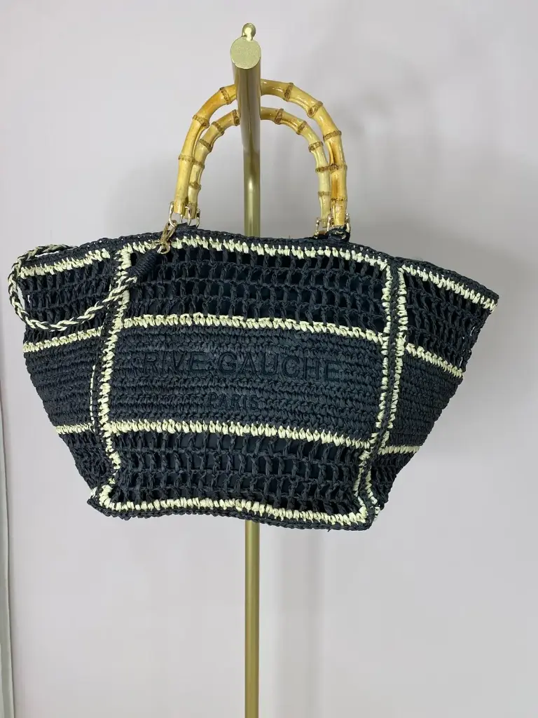 Cabas paille GM, Paris Rive gauche