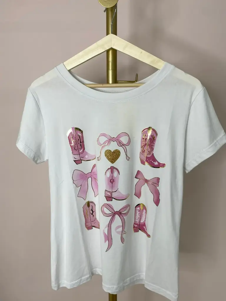 Tshirt Cow-Girl (OVERSIZE, Jaune)