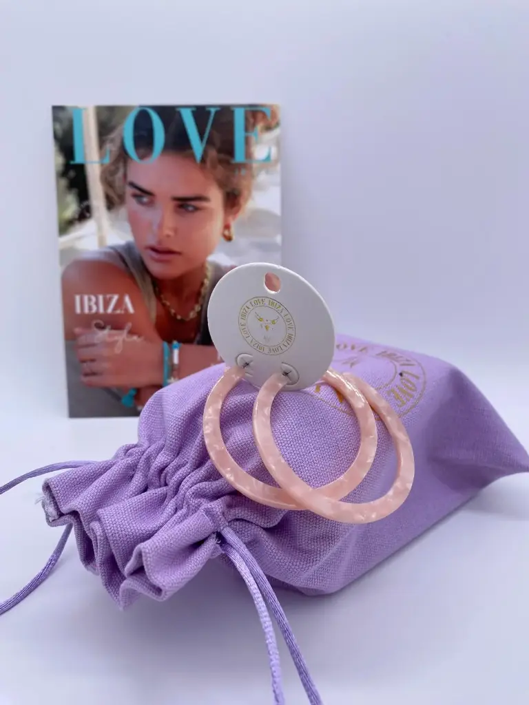 BO créoles nacre rose