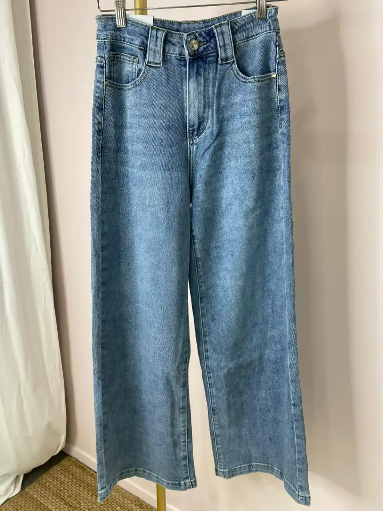 Jeans jambes larges (S)