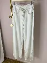 Jeans blanc fluide