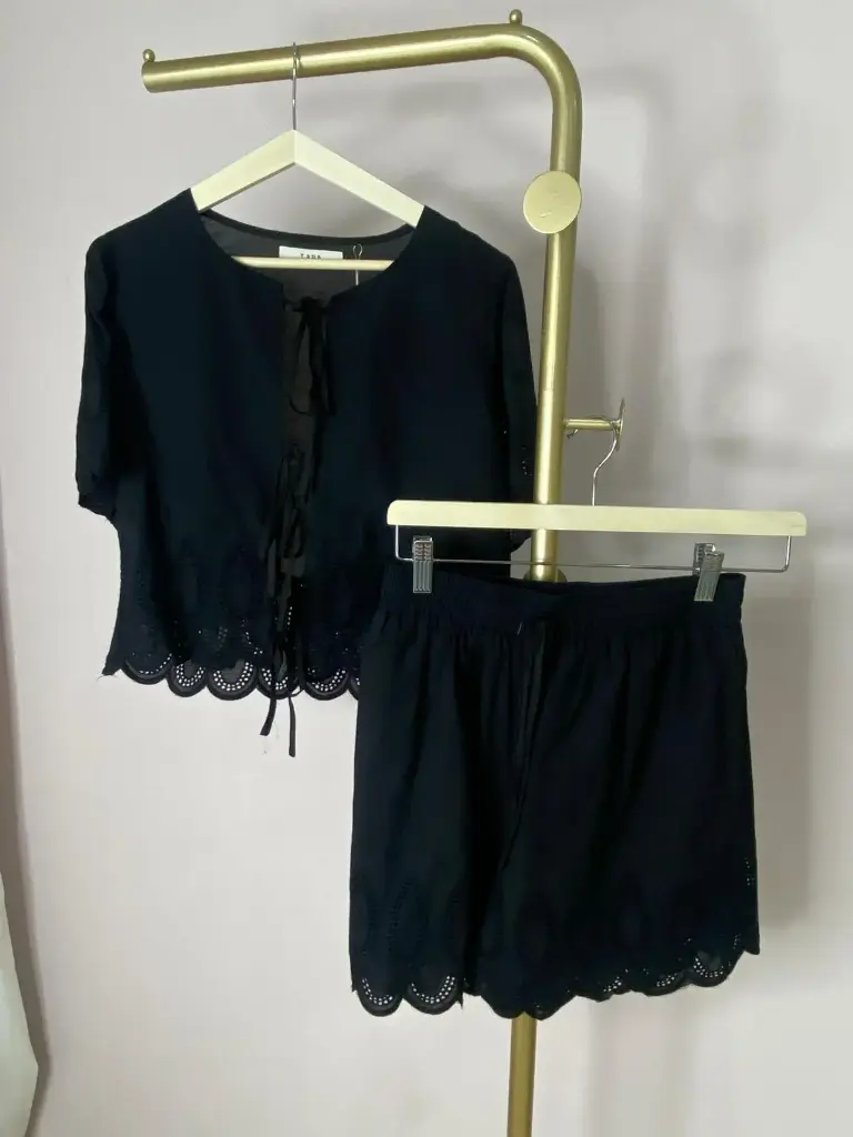Ensemble coton short/ chemise