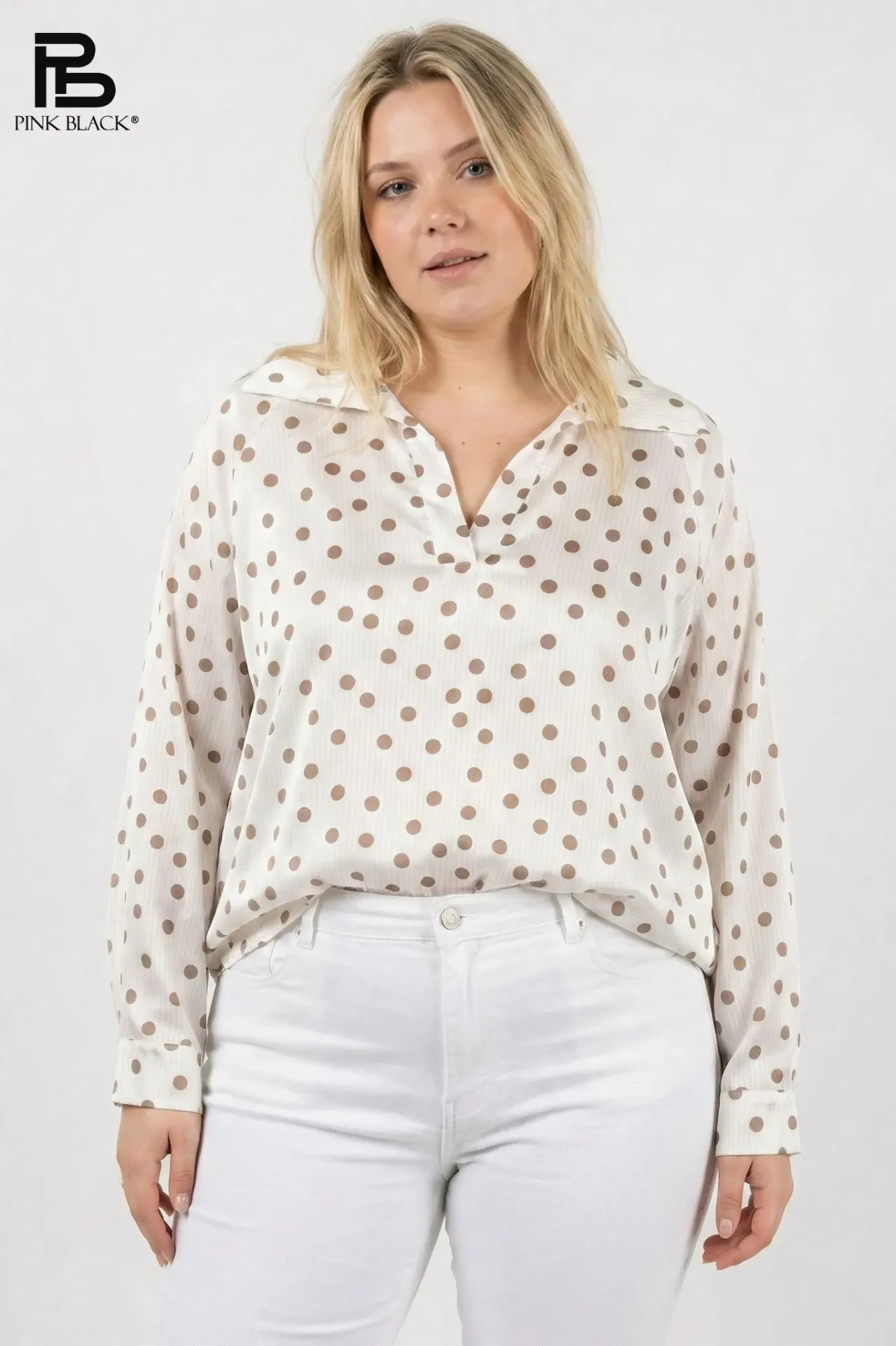 Blouse pois- TU Curvy