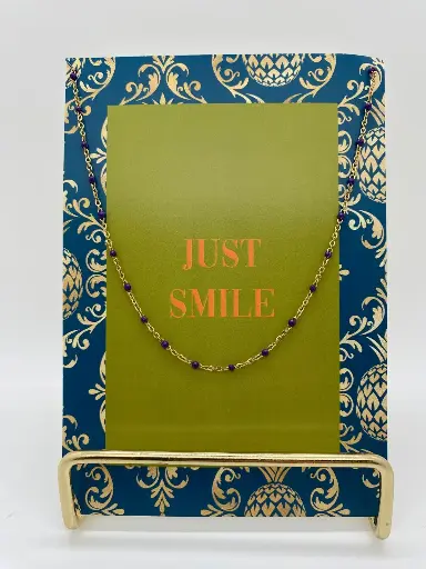 Collier fin