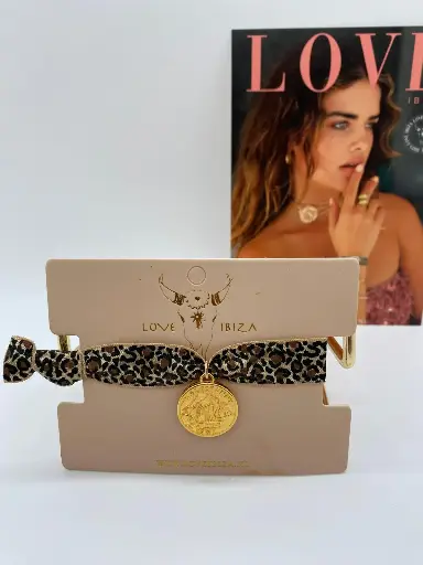 Bracelet pièce dorée