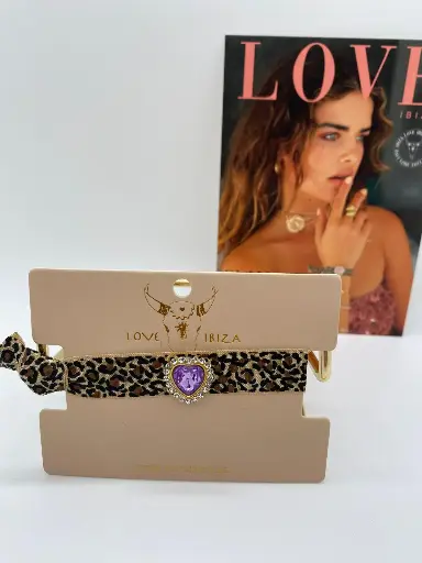 Bracelet Léopard coeur