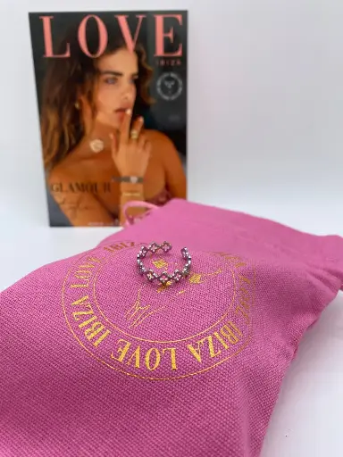 Bague métal argenté
