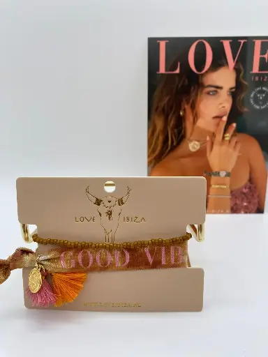 Bracelet Good vibes Orange