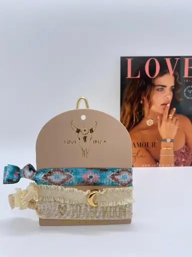 Set bracelets To The Moon blue