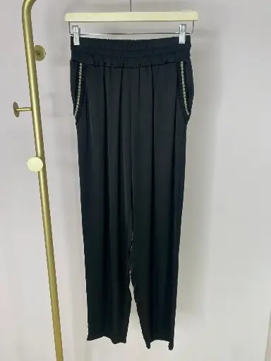 Pantalon fluide satiné