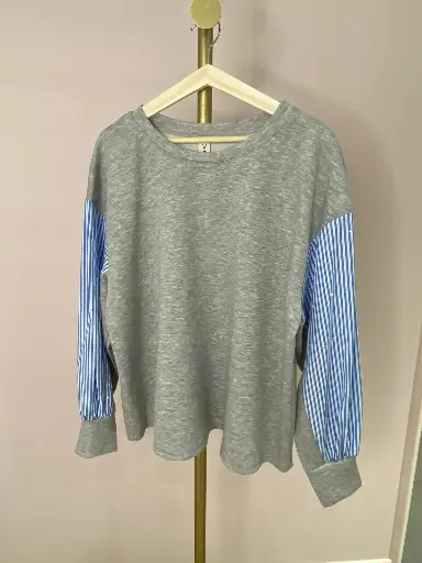 Blouse loose-fit avec manches chemisier
