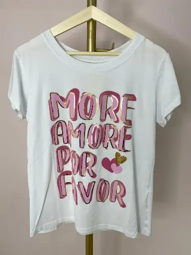 Tshirt More Amore- fit size