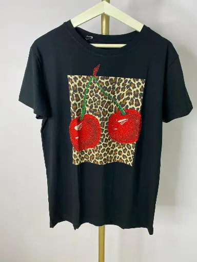 Tshirt cerises et léopard