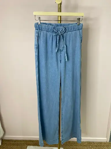 Jeans fluide, taille ajustable