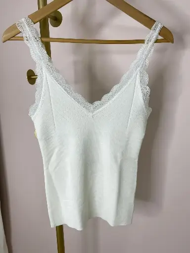 Top coton/ dentelle