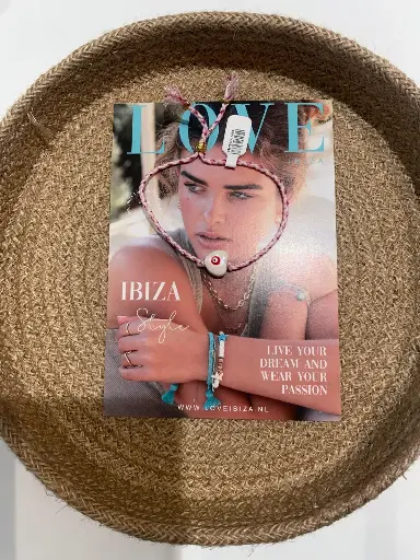 Bracelet Love Ibiza Evil eye coeur