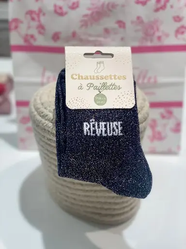Chaussettes à paillettes- Rêveuse