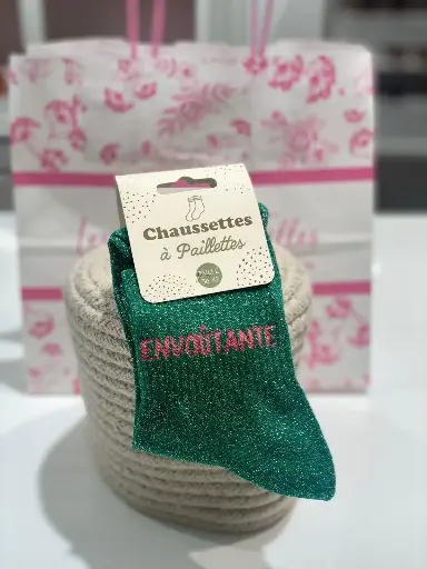 Chaussettes à paillettes- Envoutante