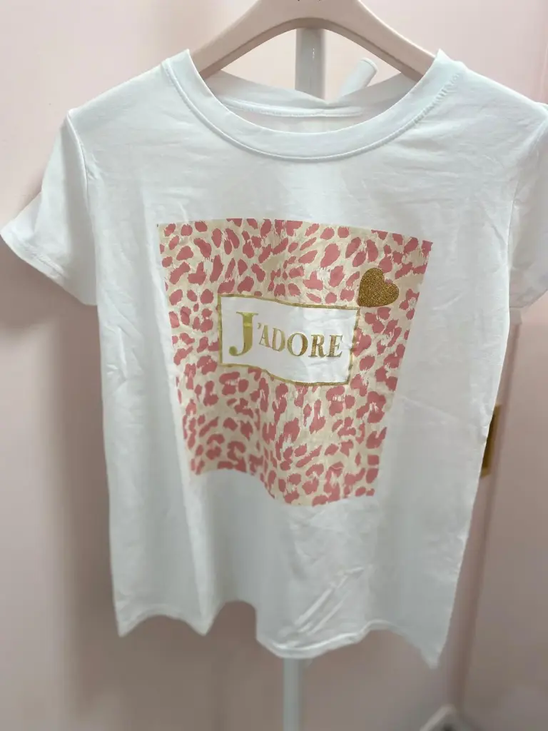Tshirt J adore- TU- Fit size