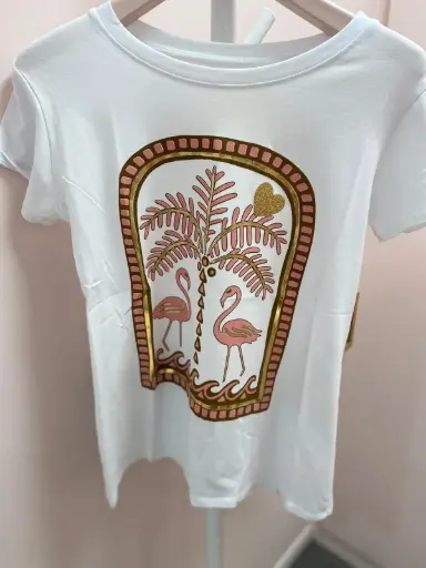 Tshirt Flamingo- TU- Fit Size