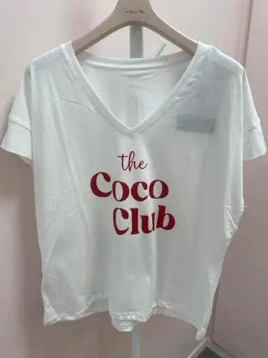 Tshirt Coco Club Col V-TU- Oversize