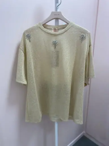 Blouse Palmier Strass- TU