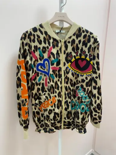 Veste mi-longue satin Peace is Cool- TU