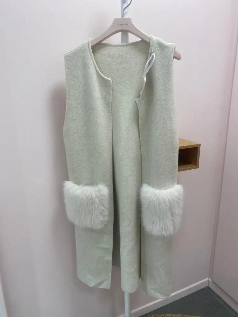 Gilet cosy poches FUR- TU
